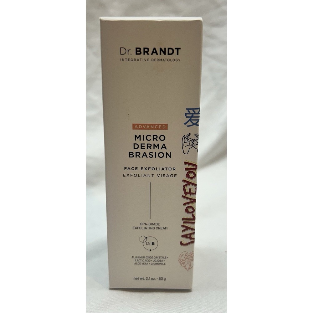 Dr. Brandt Advanced Micro Derma Brasion Face Exfoliator 2.1 oz 60 g New Sealed
